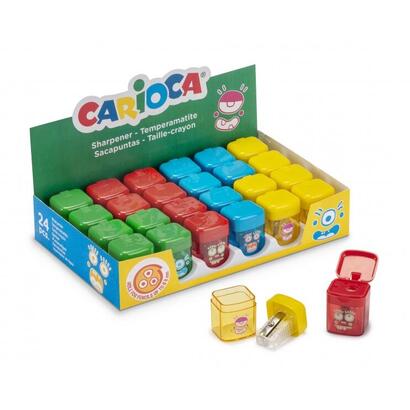 carioca-expositor-pack-24-sacapuntas-de-colores-con-deposito-1-agujero-apto-para-lapicesceras-triangulares