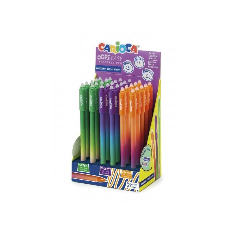 pack-carioca-oops-easy-expositor-de-30-boligrafos-borrables-tinta-termo-sensible-cuerpo-con-efecto-degradado-