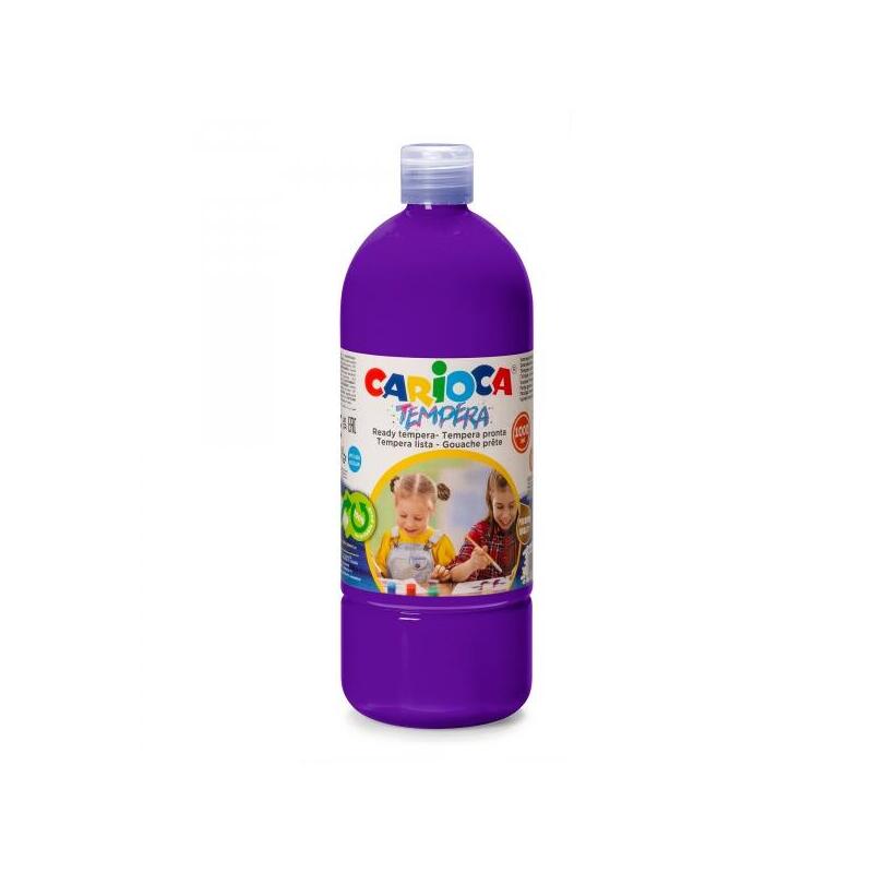 carioca-botella-de-tempera-1000ml-colores-superlavables-faciles-de-mezclar-aplicable-en-materiales-porosos-