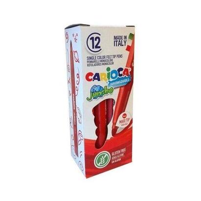 pack-de-12-unidades-carioca-jumbo-rotulador-cuerpo-octogonal-maxi-tinta-superlavable-punta-maxi-6mm-bloqueada-