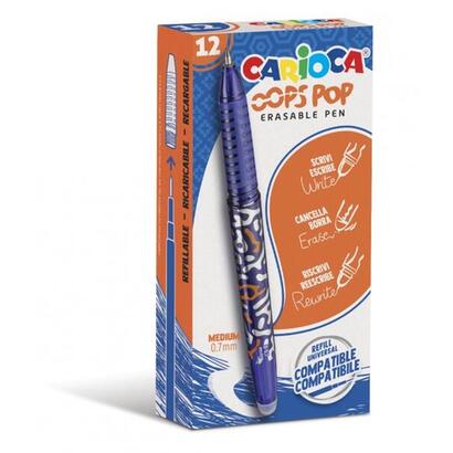 pack-de-12-unidades-carioca-oops-boligrafos-borrables-termo-sensible-empunadura-texturizada-punta-de-o-07mm-