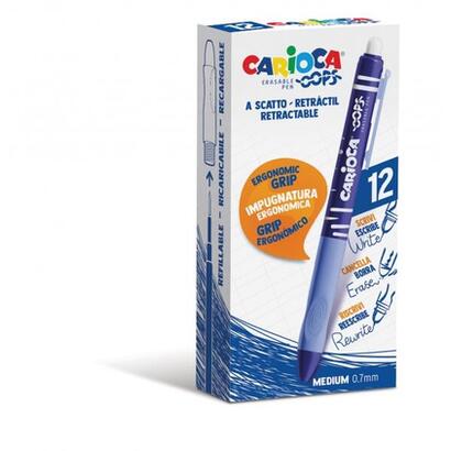pack-de-12-unidades-carioca-oops-boligrafos-borrables-termo-sensible-empunadura-ergonomica-triangular-punta-de-o