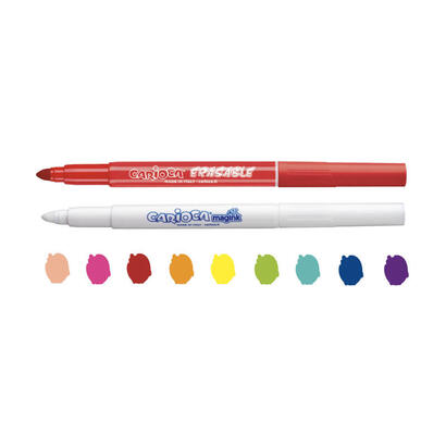 carioca-magic-markers-pack-de-10-rotuladores-magicos-erasable-tinta-magica-cambia-de-color-incluye-rotulador-magink