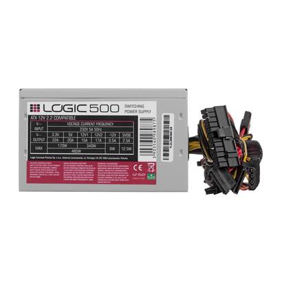 logic-500-unidad-de-fuente-de-alimentacion-500-w-204-pin-atx-atx-acero-inoxidable