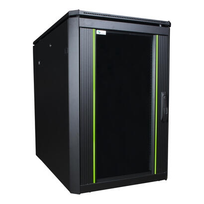logon-rdl16u66bl-armario-rack-16u-rack-o-bastidor-independiente-negro