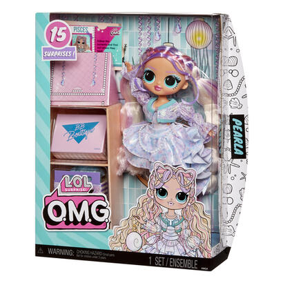 muneca-mga-entertainment-lol-surprise-omg-fashion-doll-pearla-510390-euc