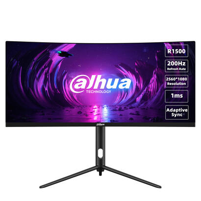 monitor-dahua-dhi-lm30-e330ca-30-gamingcurved21-9-panel-va-2560x1080-219-200hz-1-ms-swivel-tilt-colour-black-lm30-e330ca
