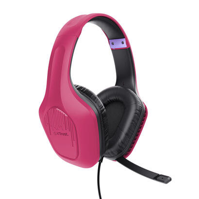 auriculares-trust-gxt-790-alambrico-juego-negro-rosa