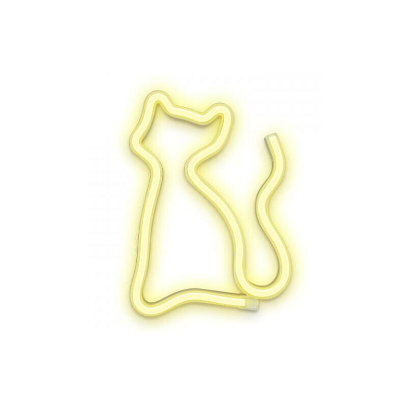 lampara-forever-neon-led-light-cat-warm-white-batusb