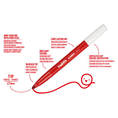 carioca-jumbo-pack-de-50-rotuladores-cuerpo-octogonal-maxi-tinta-superlavable-punta-maxi-6mm-bloqueada-tapa