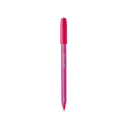 carioca-fiorella-pack-de-6-boligrafos-punta-de-esfera-cuerpo-transparente-fluo-escritura-brillante-y-colorida-