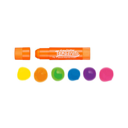 carioca-temperello-neon-pack-de-6-temperas-solidas-colores-brillantes-y-lavables-gran-cobertura-faciles-de