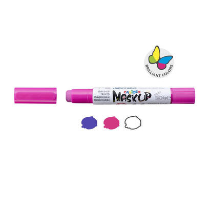 carioca-mask-up-pack-de-3-colores-para-la-piel-princess-colores-brillantes-lavables-base-agua-incluye-dos
