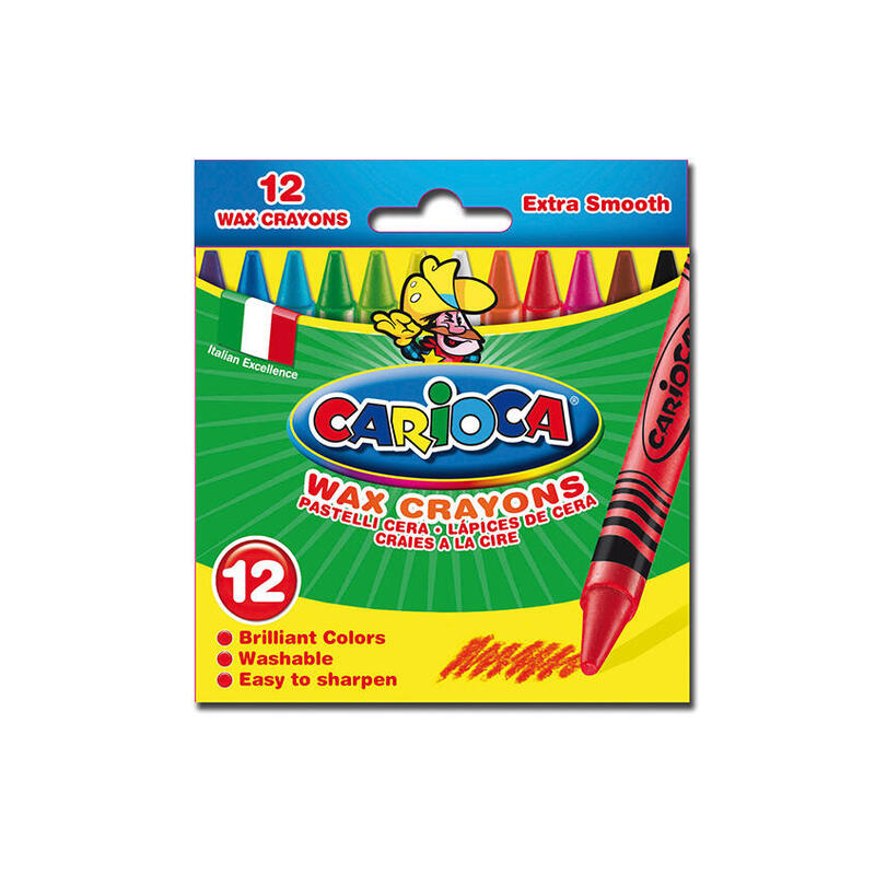 carioca-pack-de-12-ceras-pastel-colores-brillantes-lavables-cuerpo-de-o-8mm-varios