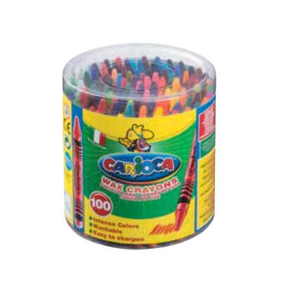 carioca-pack-de-100-ceras-pastel-colores-brillantes-lavables-cuerpo-de-o-8mm-varios