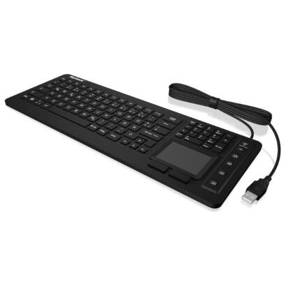 keysonic-ksk-6231-inel-ch-teclado-industrial-usb-qwertz-suizo-negro