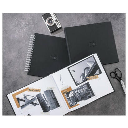 hama-signs-album-de-foto-y-protector-negro-100-hojas-10-x-15-encuadernacion-espiral