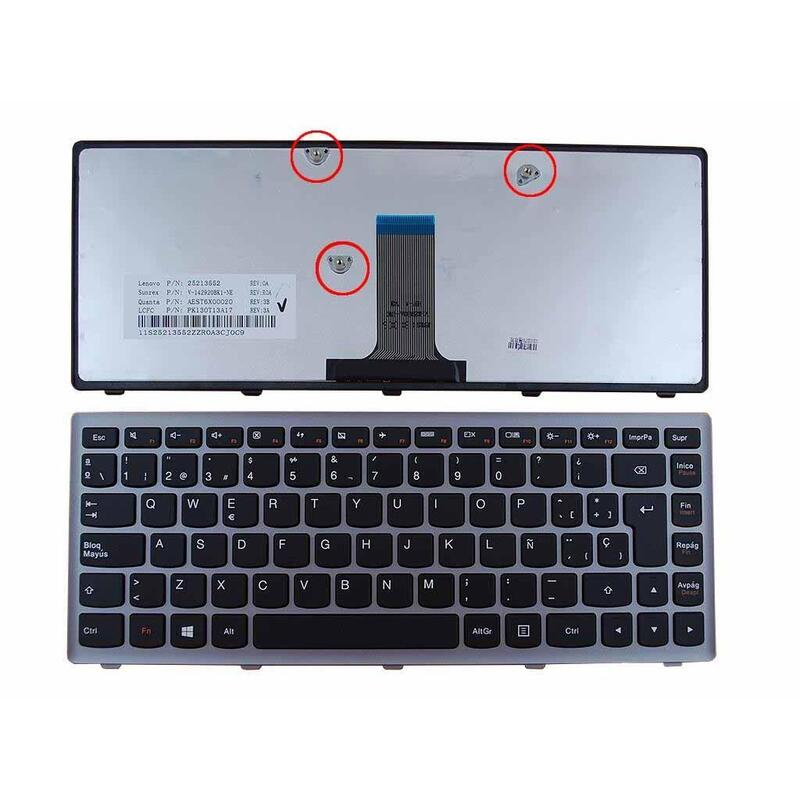 teclado-para-portatil-lenovo-flex-14-g400s-negro-con-marco-plata teclado-para-portatil-lenovo-flex-14-g400s-negro-con-marco-plata