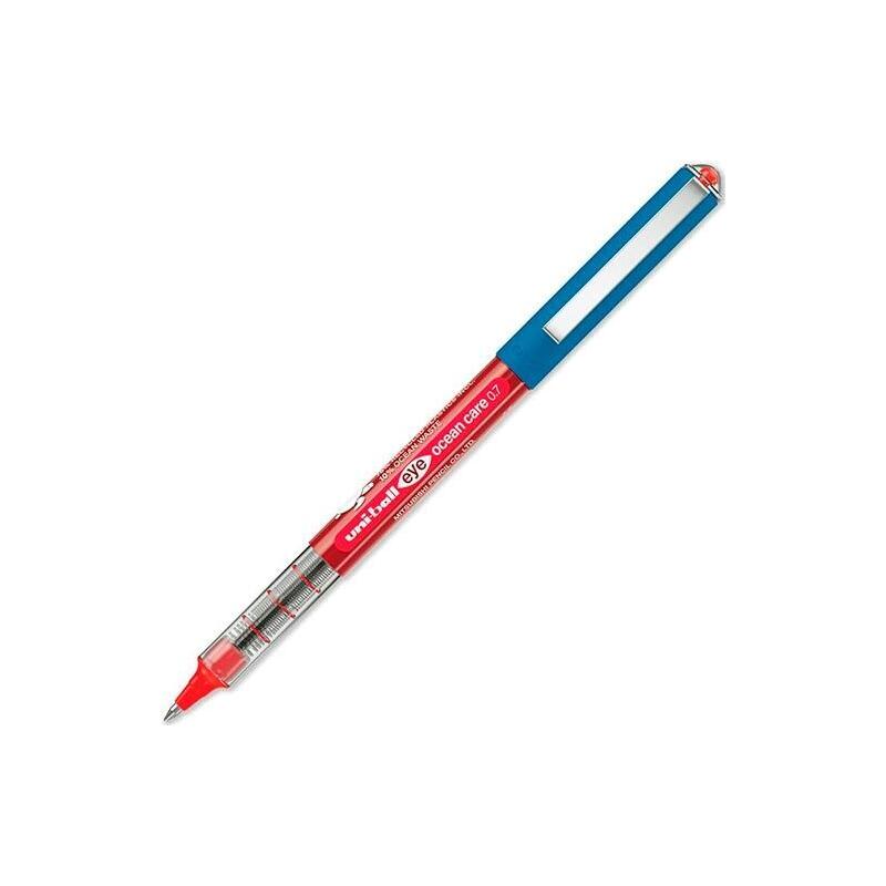 pack-de-12-unidades-uniball-rollerball-eye-ocean-care-ub-157rop-07mm-rojo
