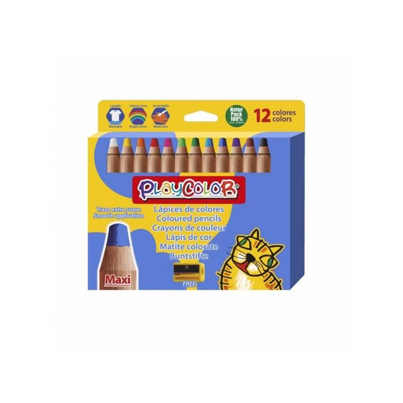 playcolor-pack-de-12-lapices-de-colores-de-punta-gruesa-sacapuntas-trazo-extrasuave-apto-para-papel-carton