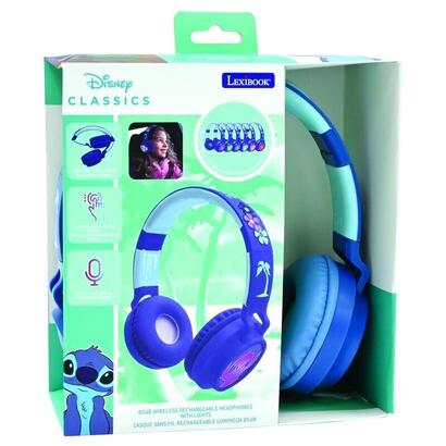auriculares-inalambricos-luminosos-bluetooth-stitch-disney