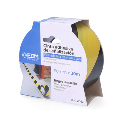 pack-de-4-unidades-cinta-adhesiva-de-senalizacion-amarillo-negra-30m-x-50mm-edm