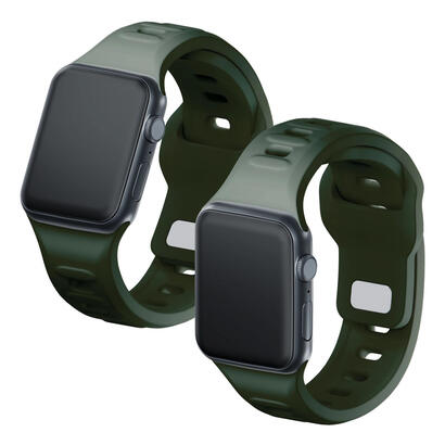 42444549-mm-dark-green-3mk-silicone-watch-strap-for-apple