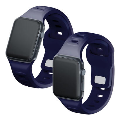 384041-mm-ocean-blue-3mk-silicone-watch-strap-for-apple