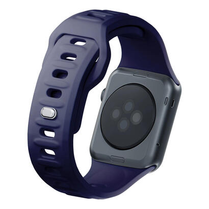 384041-mm-ocean-blue-3mk-silicone-watch-strap-for-apple