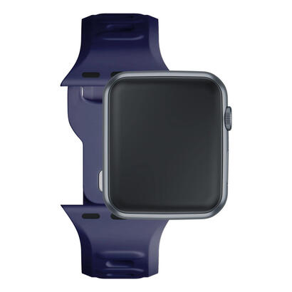 384041-mm-ocean-blue-3mk-silicone-watch-strap-for-apple