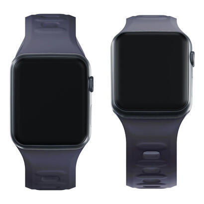 384041-mm-gray-3mk-silicone-watch-strap-for-apple