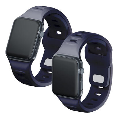 384041-mm-gray-3mk-silicone-watch-strap-for-apple