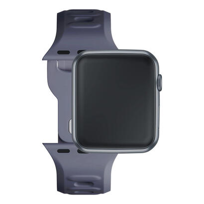 384041-mm-gray-3mk-silicone-watch-strap-for-apple