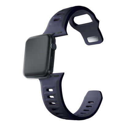 384041-mm-gray-3mk-silicone-watch-strap-for-apple