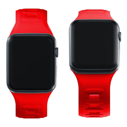 42444549-mm-red-3mk-silicone-watch-strap-for-apple