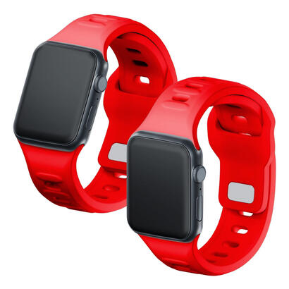 42444549-mm-red-3mk-silicone-watch-strap-for-apple