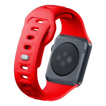 42444549-mm-red-3mk-silicone-watch-strap-for-apple