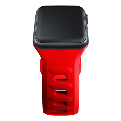 42444549-mm-red-3mk-silicone-watch-strap-for-apple