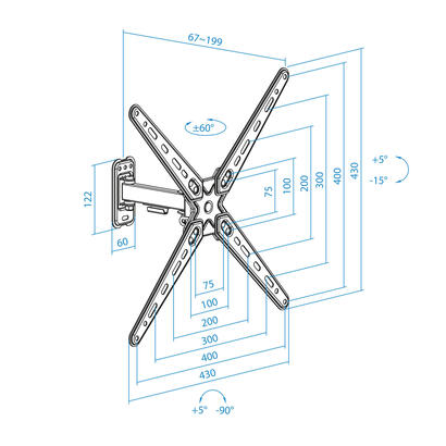 soporte-pared-pantallas-13-55-giraincli-negro