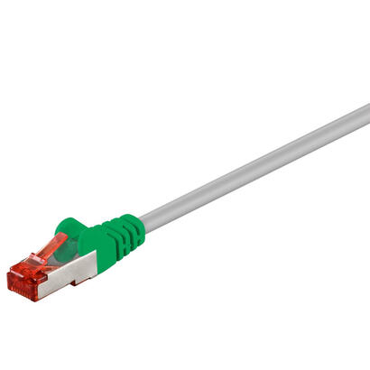 goobay-68456-cable-de-red-verde-gris-1-m-cat6-sftp-s-stp