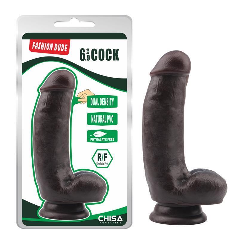 dildo-dual-density-fashion-dude-172-x-41-cm-marron