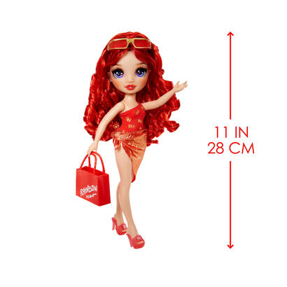 muneca-mga-entertainment-rainbow-high-swim-style-ruby-rojo-507277-euc