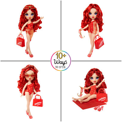 muneca-mga-entertainment-rainbow-high-swim-style-ruby-rojo-507277-euc