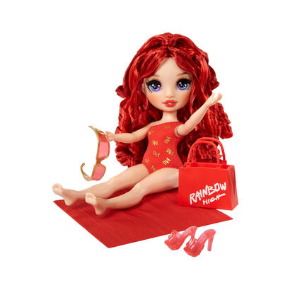 muneca-mga-entertainment-rainbow-high-swim-style-ruby-rojo-507277-euc
