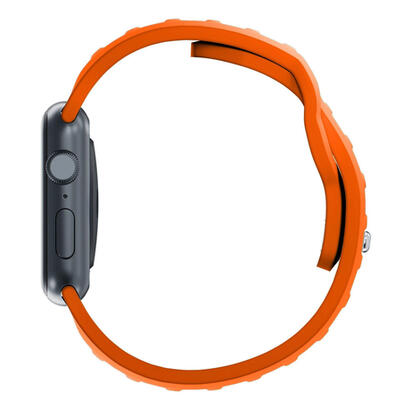 384041-mm-orange-3mk-silicone-watch-strap-for-apple