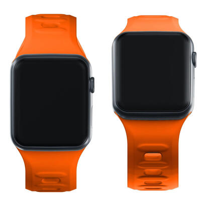 384041-mm-orange-3mk-silicone-watch-strap-for-apple