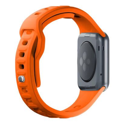 384041-mm-orange-3mk-silicone-watch-strap-for-apple