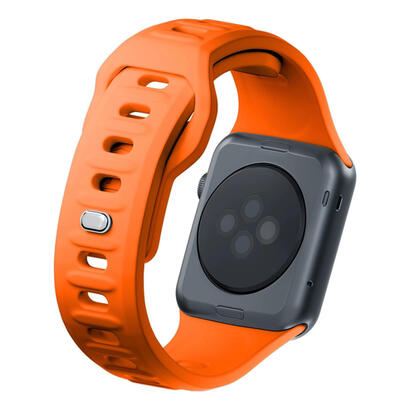 384041-mm-orange-3mk-silicone-watch-strap-for-apple