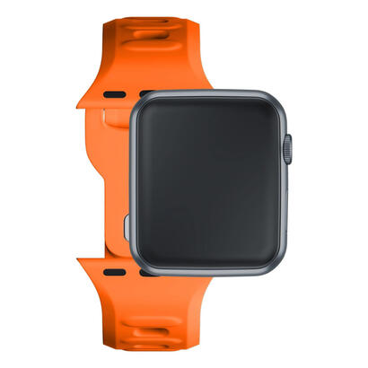 384041-mm-orange-3mk-silicone-watch-strap-for-apple