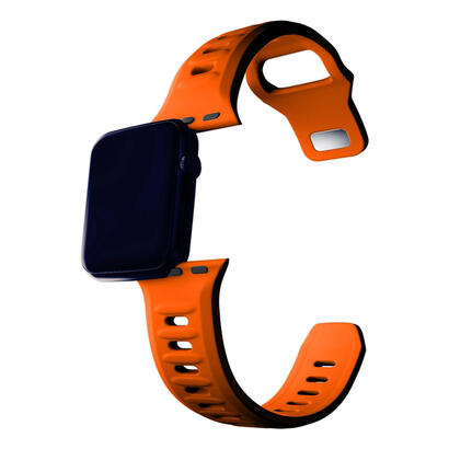 384041-mm-orange-3mk-silicone-watch-strap-for-apple